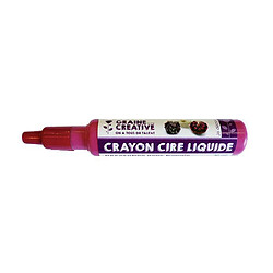 Graines Creatives Crayon cire liquide pour bougie - Rouge