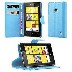 Cadorabo Coque Nokia Lumia 520 / 521 Etui en Bleu