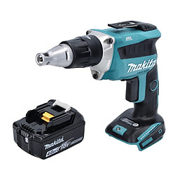 Makita DFS 452 M1Visseuse plaque de plâtre sans fil 18 V Brushless + 1x batterie 4,0 Ah - sans chargeur