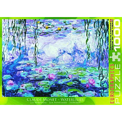 Acheter Eurographics Waterlilies par claude Monet Puzzle 1000 piAces