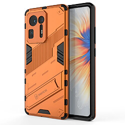 Coque en TPU anti-choc avec béquille orange pour votre Xiaomi Mix 4