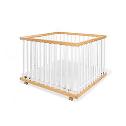 Pinolino Lit pour bébé Lit convertible Hêtre Blanc, Bois