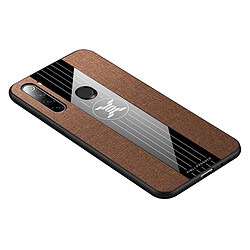 Avis Wewoo Coque Souple Pour Xiaomi Redmi Note 8 XINLI tissu cousu texture TPU antichoc étui de protection brun