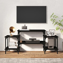 Avis Maison Chic Meuble TV scandinave - Banc TV pour salon noir 117x35x52 cm bois d'ingénierie -MN96849