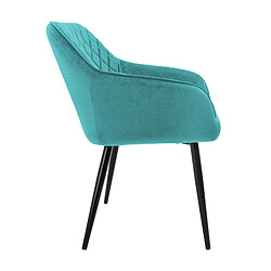 Avis ML-Design Lot de 8x chaises de salle à manger rembourrée en velours fauteuils pétrole