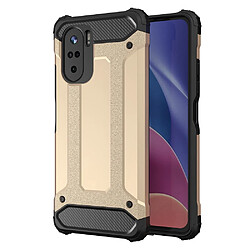 Ozzzo hybrid armor coque tough rugged cover pour xiaomi redmi k40 pro+ / k40 pro / k40 / poco f3 dore