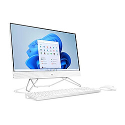 PC de bureau HP All-in-One 24-cb1029nf - 23.8FHD - Intel Core i5-1235U - RAM 16Go - 512Go SSD - Windows 11 + Clavier et souris