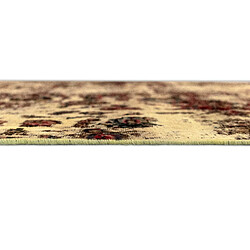 Avis Vidal Tapis de laine 290x193 jaune Vintage Royal