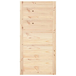 Avis vidaXL Porte de grange 100x1,8x204,5 cm Bois massif de pin