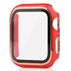 Coque en TPU électroplaqué, Or rouge pour votre Apple Watch Series 7 41mm