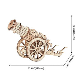 ROBOTIME Puzzle en bois canon medieval