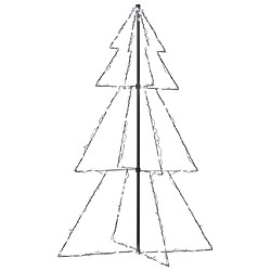 vidaXL Arbre de Noël cône 200 LED d'intérieur/d'extérieur 98x150 cm