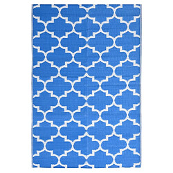 vidaXL Tapis d'extérieur Bleu 160x230 cm PP