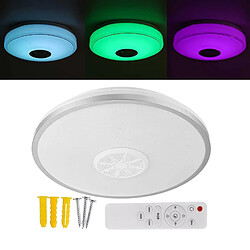 Acheter Haut-parleur RGB Intelligent De Musique De Bluetooth De Plafonnier LED Avec Le Style à Distance 2 34cm