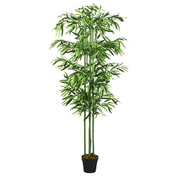 vidaXL Bambou artificiel 240 feuilles 80 cm vert