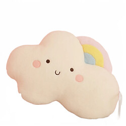 Universal 48 cm Mignon Dessin Animé Nuage Peluche Jouet Kawaii Soleil Arc-en-ciel Lightning Collection Sky Nuage Oreiller Peluche Coussin Décoration de la maison | Oreiller en peluche (Arc-en-ciel Nuage)