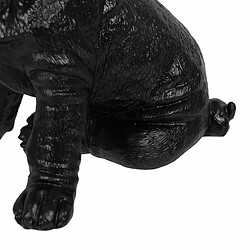 Acheter BigBuy Home Figurine Décorative Noir Doré Chien 15,5 x 18,4 x 25,5 cm