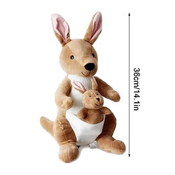 Acheter Universal 27cm des jouets en peluche détachables et câlins, des jouets pour maman et bébé animal, décoration naine d'elfe naine