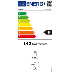 Réfrigérateur 1 porte 60cm 323l - si61s - INDESIT