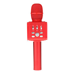 Microphone Karaoké Sans Fil Haut-parleur Micro KTV Portable + Support De Téléphone Doré