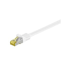 Disney RJ45 patch cord S/FTP (PiMF), w. CAT 7 raw cable 2m White 4x2xAWG 26, CU