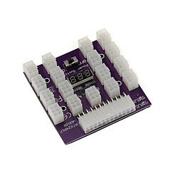 Kalea-Informatique Breakout Board pour alimentation avec connecteur ATX 24 - ATX24 vers 17 x P6 12v