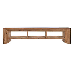 Pegane Meuble TV en bois recyclé et pin coloris naturel - Longueur 240 x Profondeur 48 x hauteur 60 cm