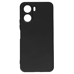 Avizar Coque pour Vivo Y16 Silicone Soft Touch Finition Mate Anti-trace noir