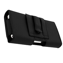 Avizar Etui Ceinture Smartphone 5.3, 5.5 Housse Protecteur Attache Clip/Passant - Noir