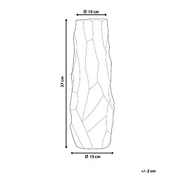 Avis Beliani Vase décoratif ZAFAR Céramique 37 cm Doré