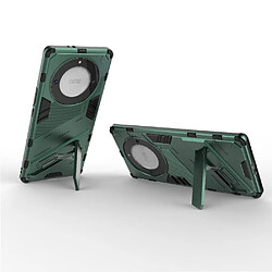 Coque pour Honor Magic 5 Lite Protection Antichoc avec Support TPU Résistant et Pratique - Vert