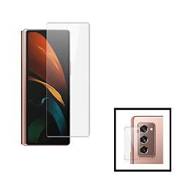 PHONECARE Kit Film Hydrogel Couverture Complète Avant +Caméra Arrière pour Samsung Galaxy Z Fold3 5G