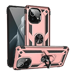 Coque en TPU Anti-chute hybride avec béquille or rose pour votre Xiaomi Mi 11