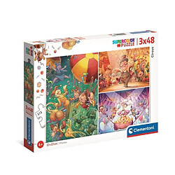 Clementoni - 25264 - SuperColor 3x48 pieces - Le Cirque