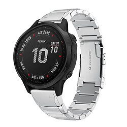 Bracelet en métal argent pour votre Garmin Fenix 6S