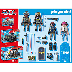 Playmobil® 71146 Equipe forces spéciales avec bandit