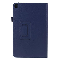 Etui en PU bleu foncé avec support pour votre Samsung Galaxy Tab A 10.1 (2019) SM-T510/SM-T515