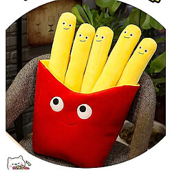 Avis Universal 50cm mignon dessin animé peluche oreiller drôle nourriture remplissage jouet collation frites cadeau (rouge)