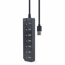 Hub USB GEMBIRD UHB-U3P1U2P6P-01 Noir pas cher