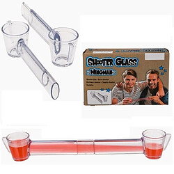 Totalcadeau Verre à shot double deux verres shooter en un