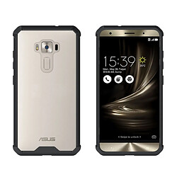 Wewoo Coque Transparent et noir pour Asus ZenFone 3 ZE552KL Acrylique + TPU Armure Housse de protection