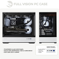 Avis Sedatech PC Gamer XL Vision • AMD Ryzen 7 5700X3D • RTX4060 • 32Go RAM • 1To SSD M.2 • sans OS