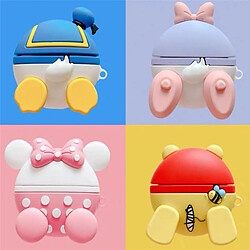 GUPBOO Airpods Coque Housse Étui Protecteur Compatible pour AirPods 3-Personnalité de silicone de dessin animé