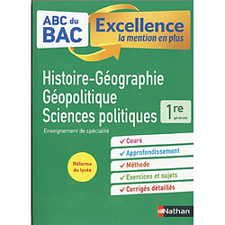 Histoire géographie, géopolitique, sciences politiques 1re générale : enseignement de spécialité : réforme du lycée - Occasion