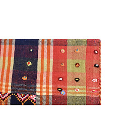 Avis Vidal Tapis de laine 226x132 rouge Jajim