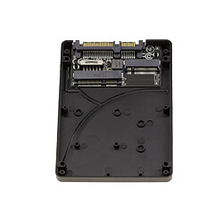 Kalea-Informatique Boitier pour SSD mSATA et ou M2 SATA vers SATA 15+7 au format d'un HDD SATA 2.5