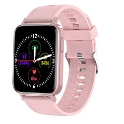 Chrono Chronus Montre Connectée Femmes,Montre Connectée Homme IP68 Bracelet Connecté Température Corporelle Podometre Smartwatch Sport Fitness Tracker pour Android iOS( Rose)