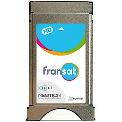 Module lecture de carte PCMCIA FRANSAT TV satellite NEOTION CI+ 1.3 HD + carte Fransat PC7 HD valable 4 ans