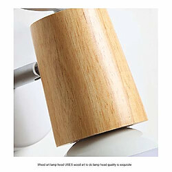 Acheter Stoex Applique Murale en Fer Bois, Moderne Lampe de Mur Simple E27 40W pour Chambre, Salon, Restaurant,Cuisine,Couloir, Blanc