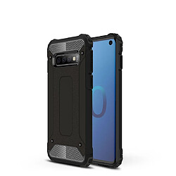 Wewoo Coque Renforcée Étui combiné TPU + PC pour Galaxy S10 Noir